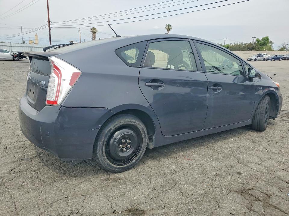 2013 Toyota Prius VIN JTDKN3DU1D1698613 COPART salvage auction — REAR END, Ca - Salvage Certificate, sold $950 on 2026-07-23 (photo 3)