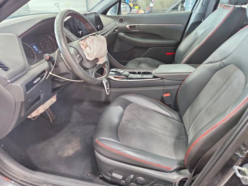 2022 Hyundai Sonata VIN 5NPEJ4J2XNH135636 COPART salvage auction — FRONT END, Il - Salvage Certificate, sold $2,300 on 2026-07-08 (photo 7)