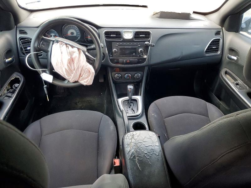 2013 Chrysler 200 VIN 1C3CCBAB6DN561171 COPART salvage auction — FRONT END, Tx - Salvage Vehicle Title, sold $300 on 2026-07-02 (photo 8)