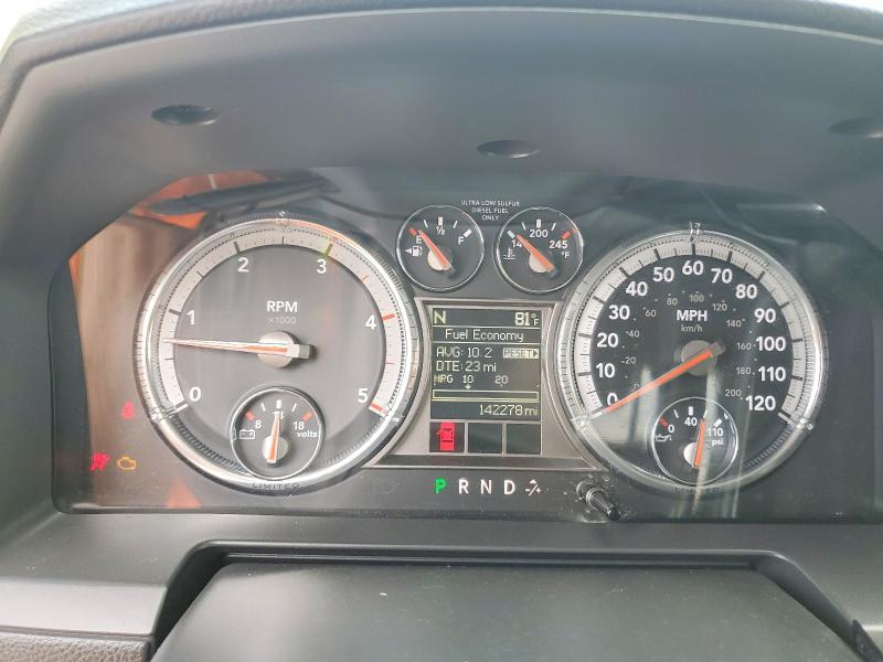 2012 Dodge Ram VIN 3C63D3NL2CG252524 COPART salvage auction — MINOR DENT/SCRATCHES, Tx - Cert Of Title-Reblt Slvg Flood, sold $10,500 on 2026-07-07 (photo 9)