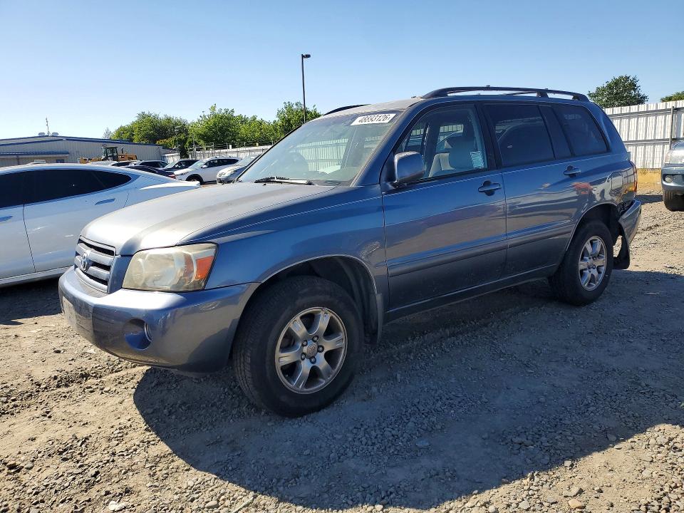 2006 Toyota Highlander VIN JTEEP21A660138490 COPART salvage auction — REAR END, CA - SALVAGE CERTIFICATE, sold $700 on 2026-07-14 (photo 1)