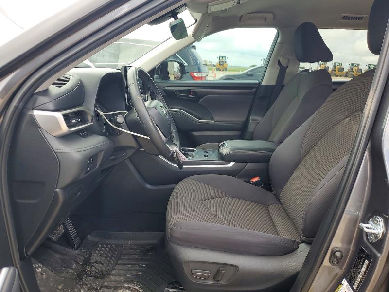 2023 Toyota Highlander VIN 5TDKDRAH8PS526499 COPART salvage auction — SIDE, Salvage Title, sold $12,900 on 2026-07-09 (photo 7)