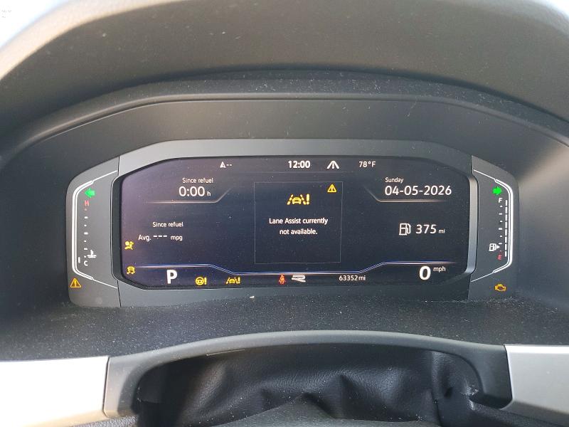 2022 Volkswagen Atlas VIN 1V2FE2CA2NC200037 COPART salvage auction — FRONT END, Id - Salvage Certificate Of Title, sold $9,100 on 2026-07-02 (photo 9)