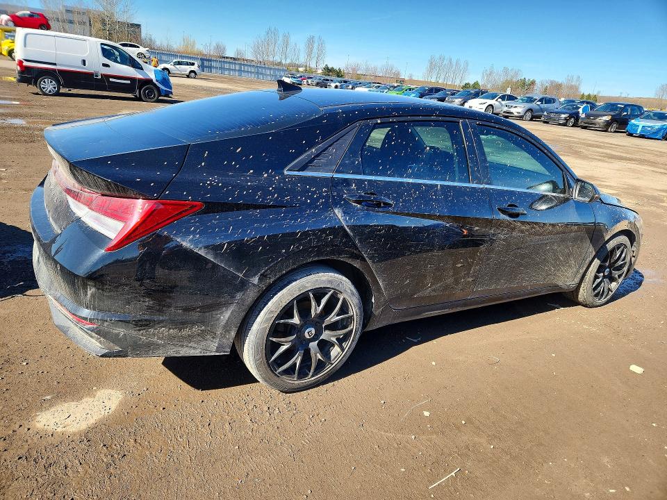 2021 Hyundai Elantra VIN KMHLN4AG7MU071403 COPART salvage auction — FRONT END, Salvage Title, sold $600 on 2026-07-21 (photo 3)