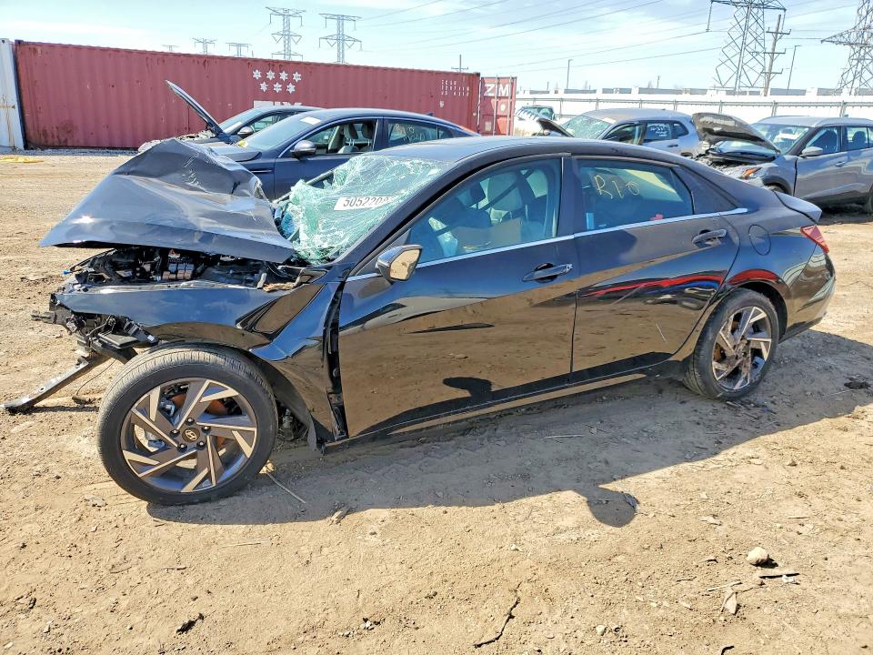 2025 Hyundai VIN KMHLP4DG6SU057270 COPART salvage auction — FRONT END, Il - Salvage Certificate, sold $1,950 on 2026-07-21 (photo 1)