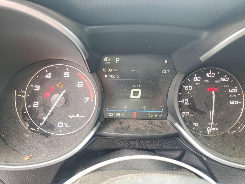 2018 Alfa romeo Stelvio VIN ZASFAKBN5J7B72391 COPART salvage auction — FRONT END, Nc - Salvage Certificate Of Title, sold $1,300 on 2026-07-30 (photo 9)