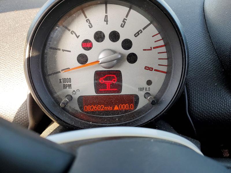 2013 Mini Cooper VIN WMWZB3C57DWM09977 COPART salvage auction — MECHANICAL, Ca - Salvage Certificate, sold $775 on 2026-07-07 (photo 9)