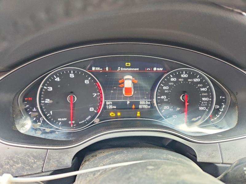 2016 Audi A7 VIN WAUWGAFC1GN079055 COPART salvage auction — SIDE, Nj - Cert Of Title-Salvage, sold $4,250 on 2026-07-27 (photo 9)