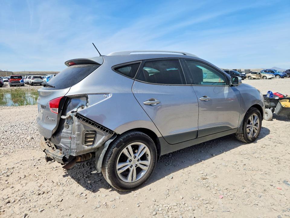 2013 Hyundai Tucson VIN KM8JUCAC1DU558873 COPART salvage auction — REAR END, Ut - Salvage Certificate, sold $150 on 2026-07-21 (photo 3)