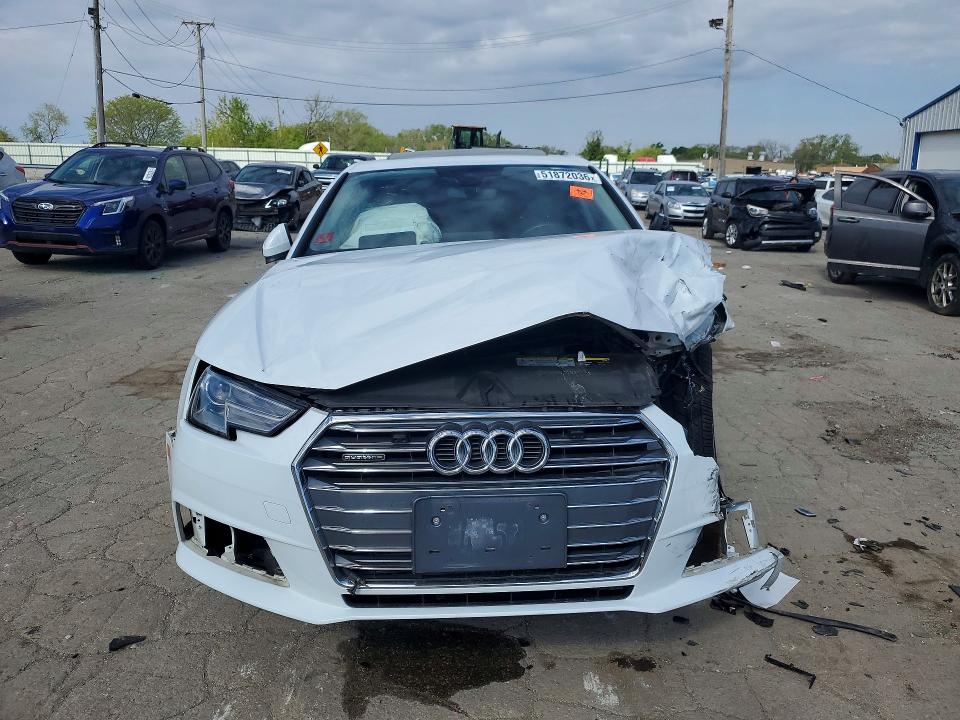 2017 Audi A4 VIN WAUANAF40HN039012 COPART salvage auction — FRONT END, IL - SALVAGE CERTIFICATE, sold $775 on 2026-07-24 (photo 5)