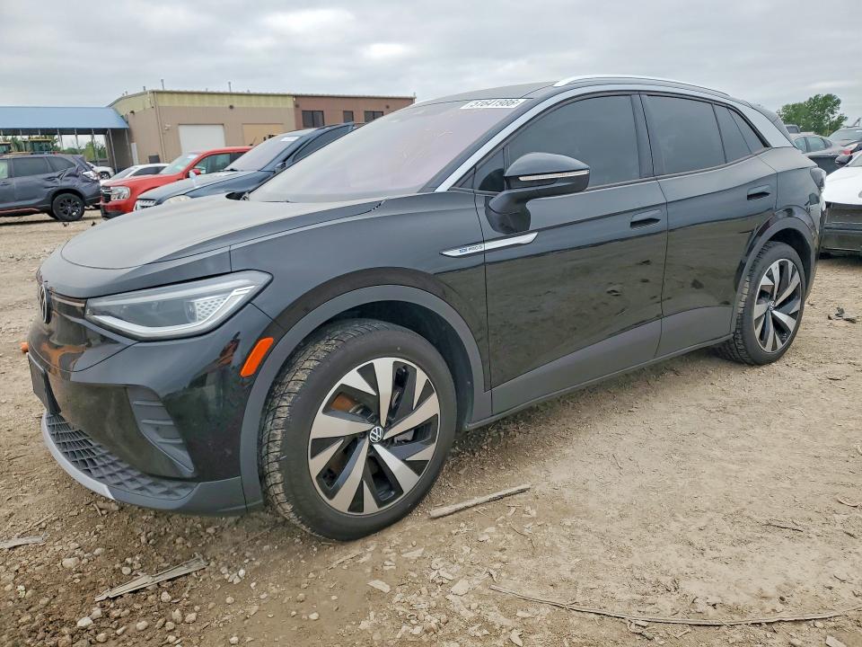 2021 Volkswagen Id.4 VIN WVGUNPE26MP057902 COPART salvage auction — SIDE, Ks - Cert Of Title-Salvage, sold $10,800 on 2026-07-16 (photo 1)