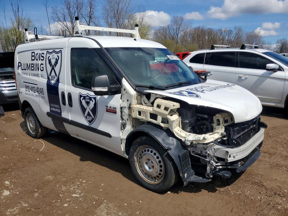 2018 Ram Promaster city VIN ZFBERFAB5J6J96811 COPART salvage auction — FRONT END, Mi - Certificate Of Title, sold $275 on 2026-07-27 (photo 4)