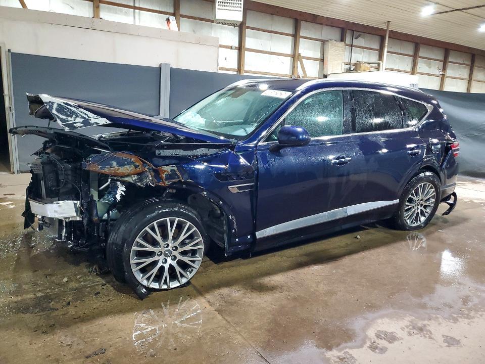 2024 Genesis Gv80 VIN KMUHBDSB7RU177408 COPART salvage auction — FRONT END, Fl - Certificate Of Destruction, sold $9,200 on 2026-07-09 (photo 1)
