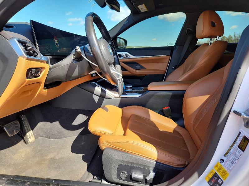 2022 BMW I4 VIN WBY73AW01NFM89305 COPART salvage auction — FRONT END, Salvage Title, sold $11,700 on 2026-07-08 (photo 7)