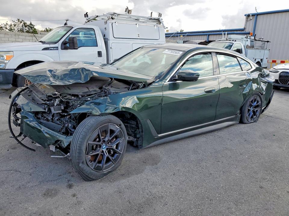 2024 BMW I4 VIN WBY73AW07RFT33632 COPART salvage auction — SIDE, Ca - Dis/Dlr/Exp Only Clean Title, sold $5,900 on 2026-07-23 (photo 1)