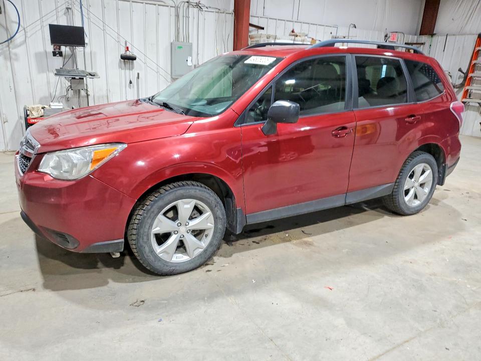 2015 Subaru Forester VIN JF2SJABC1FH825284 COPART salvage auction — HAIL, Salvage Title, sold $2,750 on 2026-07-27 (photo 1)