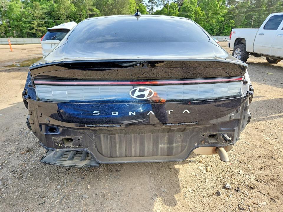 2024 Hyundai Sonata VIN KMHL64JAXRA375150 COPART salvage auction — REAR END, Tx - Salvage Vehicle Title, sold $6,200 on 2026-07-17 (photo 6)