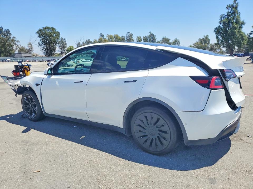 2021 Tesla Model y VIN 5YJYGDED5MF105920 COPART salvage auction — FRONT END, Ca - Salvage Certificate, sold $3,900 on 2026-07-02 (photo 2)