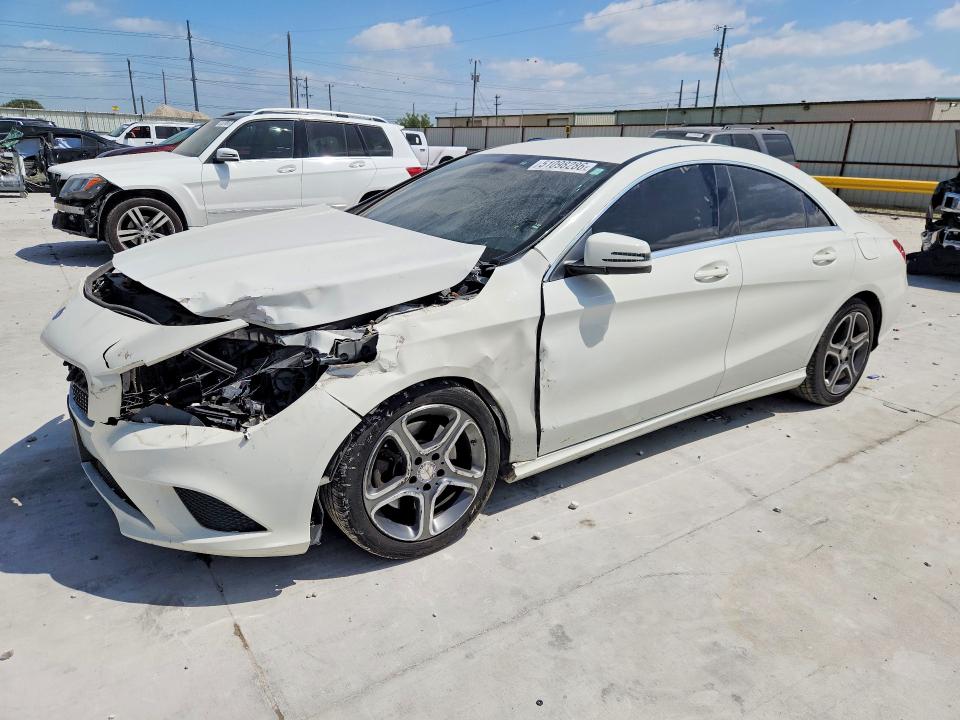 2014 Mercedes-benz Cla-klasse VIN WDDSJ4EB3EN100861 COPART salvage auction — FRONT END, Tx - Certificate Of Title, sold $1,150 on 2026-07-31 (photo 1)