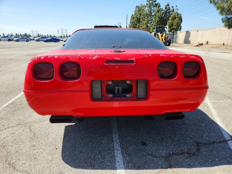 1996 Chevrolet Corvette VIN 1G1YY22P3T5100384 COPART salvage auction — NORMAL WEAR, CA - DIS/DLR/EXP ONLY CLEAN TITLE, sold $1,050 on 2026-07-02 (photo 6)