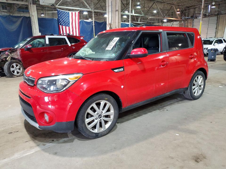 2018 Kia Soul VIN KNDJP3A50J7563313 COPART salvage auction — MINOR DENT/SCRATCHES, MI - CERTIFICATE OF TITLE, sold $975 on 2026-07-24 (photo 1)