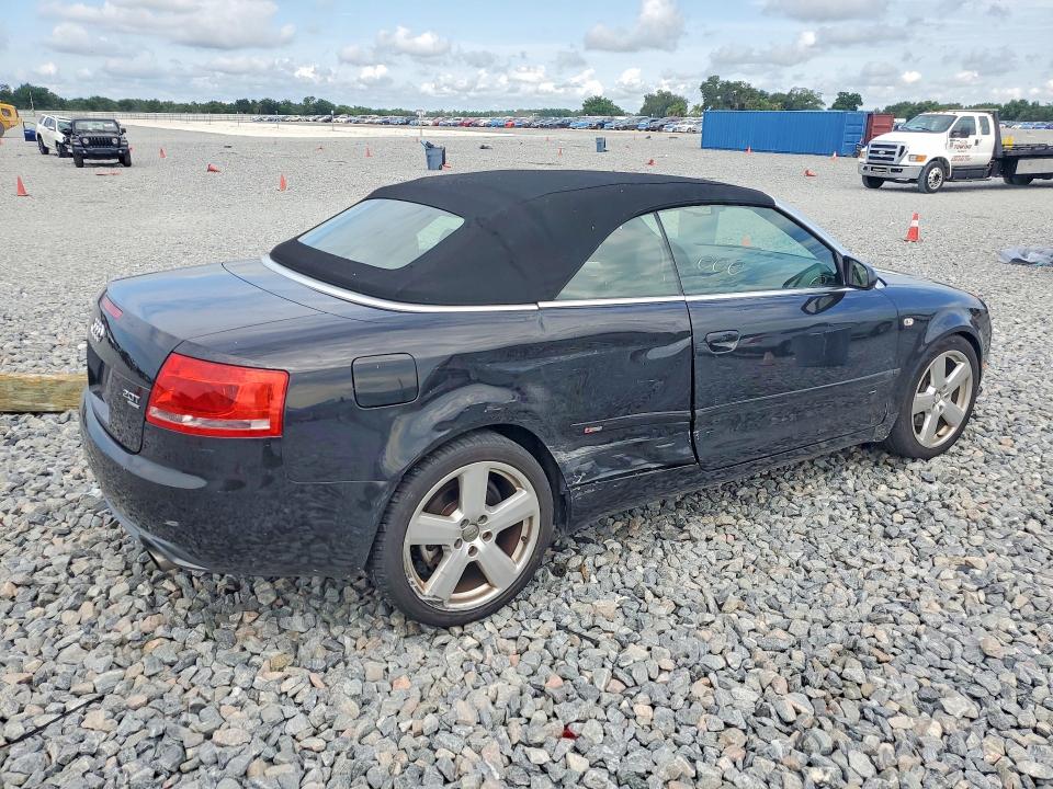 2007 Audi A4 VIN WAUEF48H67K019427 COPART salvage auction — SIDE, Fl - Cert Of Title Slvg Rebuildable, sold $400 on 2026-07-07 (photo 3)