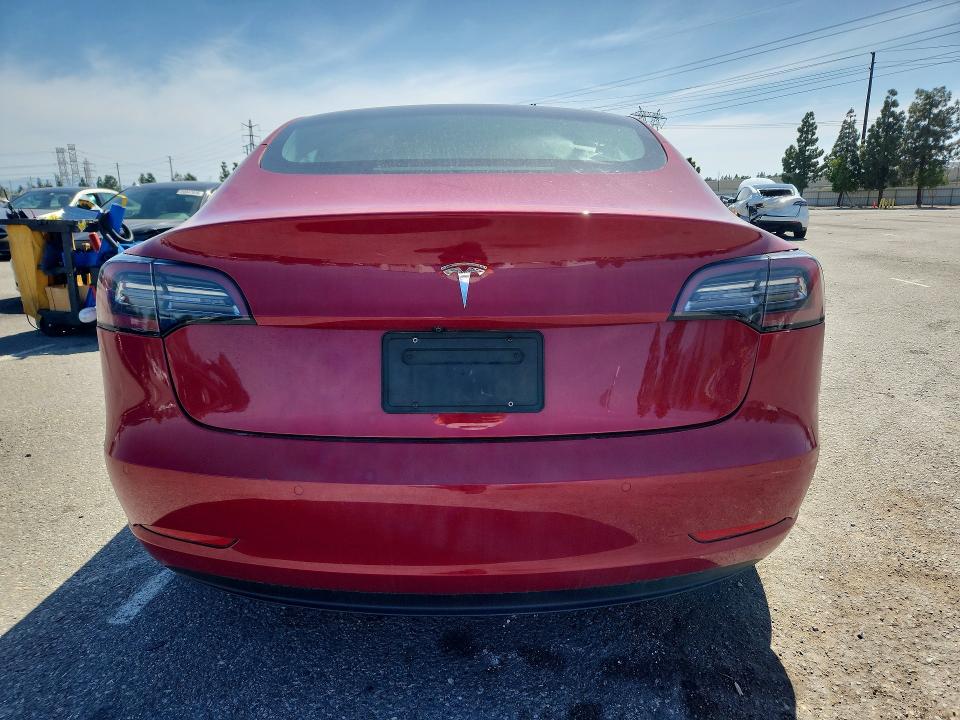 2020 Tesla VIN 5YJ3E1EA3LF645818 COPART salvage auction — FRONT END, Ca - Salvage Certificate, sold $4,350 on 2026-07-02 (photo 6)