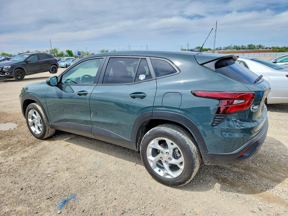 2025 Chevrolet VIN KL77LFEP4SC149931 COPART salvage auction — HAIL, IA - CERT OF TITLE-SALVAGE TITLE, sold $8,500 on 2026-07-08 (photo 2)