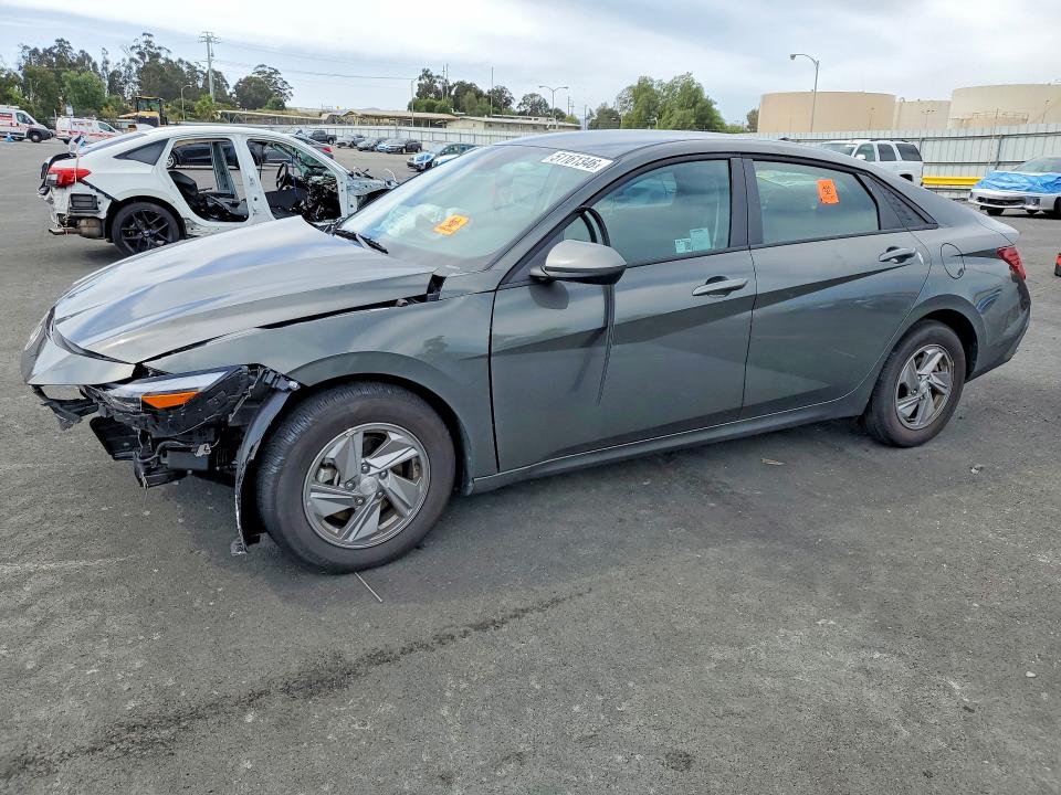 2025 Hyundai Elantra VIN KMHLL4DG1SU086042 COPART salvage auction — FRONT END, Ca - Salvage Certificate, sold $4,050 on 2026-07-06 (photo 1)