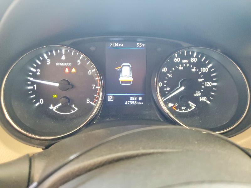 2020 Nissan Rogue VIN JN8AT2MT3LW015805 COPART salvage auction — REAR END, Tx - Salvage Vehicle Title, sold $4,850 on 2026-07-10 (photo 9)