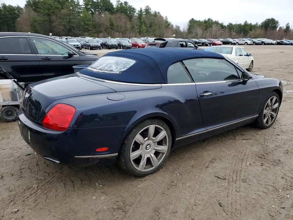 2007 Bentley Continental VIN SCBDR33W97C047564 COPART salvage auction — ROOF, Ma - Cert Of Title-Reconstrctd Coll, sold $8,100 on 2026-07-16 (photo 3)