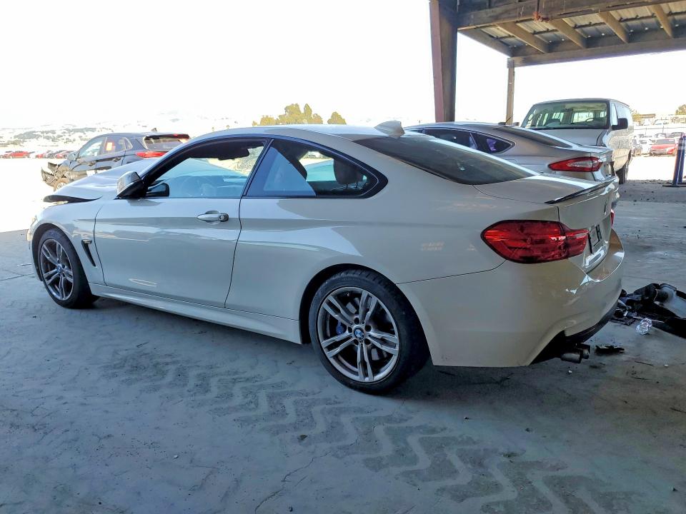 2014 BMW 4 series VIN WBA3N3C5XEF712668 COPART salvage auction — FRONT END, Ca - Salvage Certificate, sold $1,550 on 2026-08-13 (photo 2)