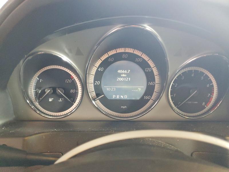 2009 Mercedes-benz C-klasse VIN WDDGF54X89R083211 COPART salvage auction — FRONT END, Ca - Salvage Certificate, sold $325 on 2026-07-02 (photo 9)