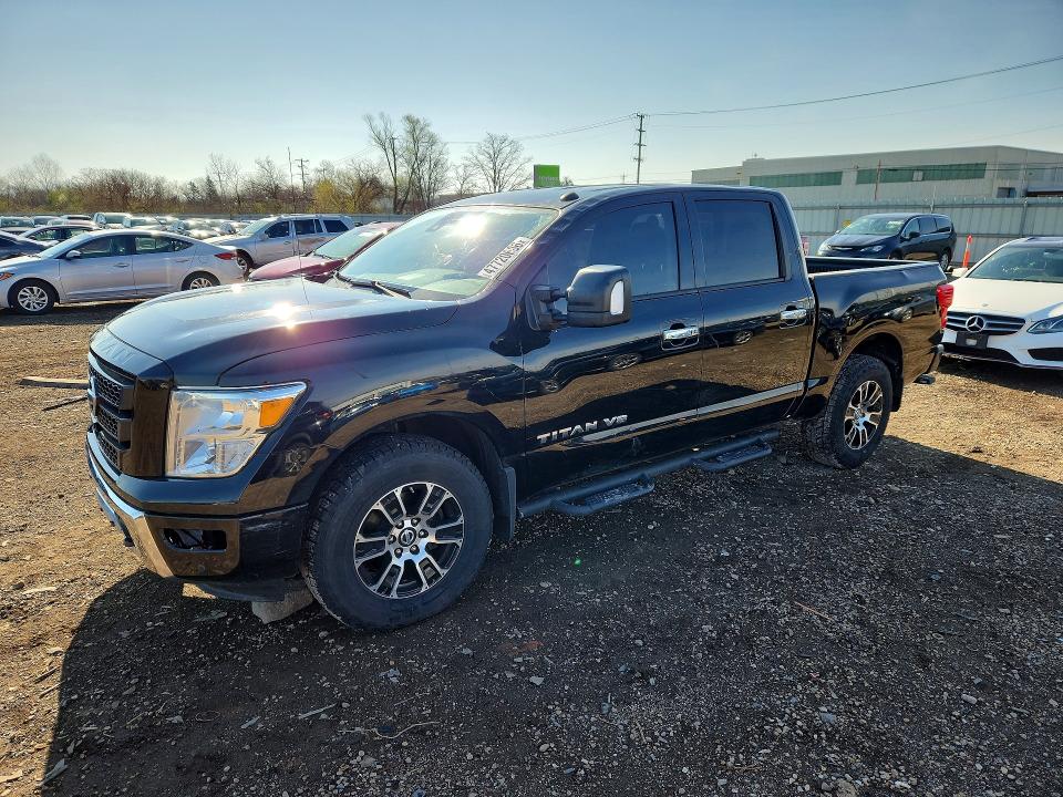 2020 Nissan TITAN VIN 1N6AA1EDXLN504160 COPART salvage auction — FRONT END, Il - Salvage Certificate, sold $7,300 on 2026-07-29 (photo 1)