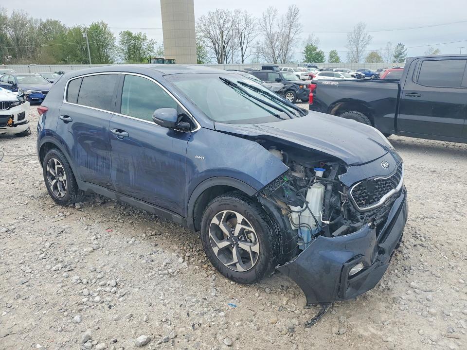 2021 Kia Sportage VIN KNDPMCACXM7901371 COPART salvage auction — FRONT END, Mi - Cert Of Title-Salvage Vehicle, sold $2,700 on 2026-07-02 (photo 4)
