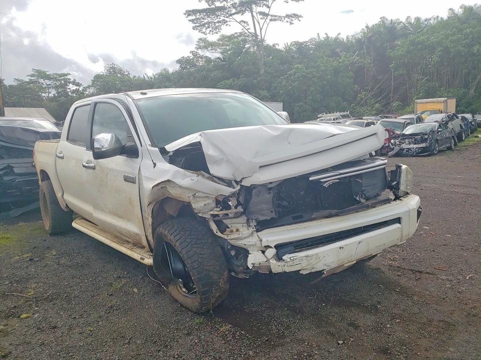 2014 Toyota Tundra VIN 5TFAY5F14EX371994 COPART salvage auction — FRONT END, Hi - Certificate Of Salvage, sold $3,700 on 2026-07-13 (photo 4)