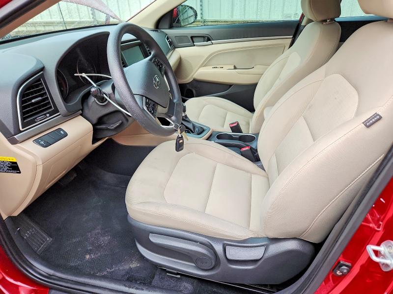 2017 Hyundai Elantra VIN KMHD84LF8HU171418 COPART salvage auction — FRONT END, Salvage Title, sold $1,850 on 2026-07-17 (photo 7)