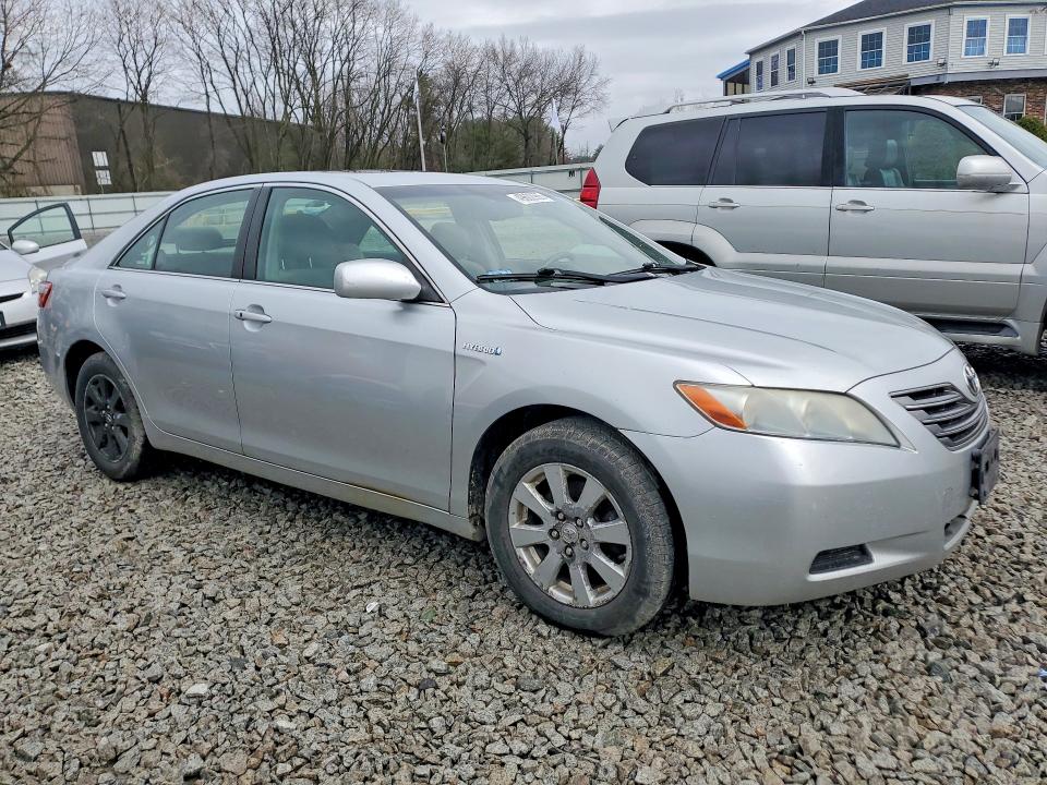 2007 Toyota Camry hybrid VIN JTNBB46K373017477 COPART salvage auction — FRONT END, Ma - Cert Of Title-Reconstrctd Coll, sold $450 on 2026-07-15 (photo 4)