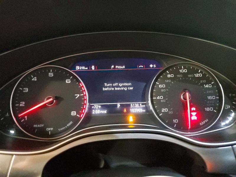 2016 Audi A6 VIN WAUHGAFC2GN016524 COPART salvage auction — FRONT END, Mi - Certificate Of Title, sold $2,250 on 2026-07-31 (photo 9)
