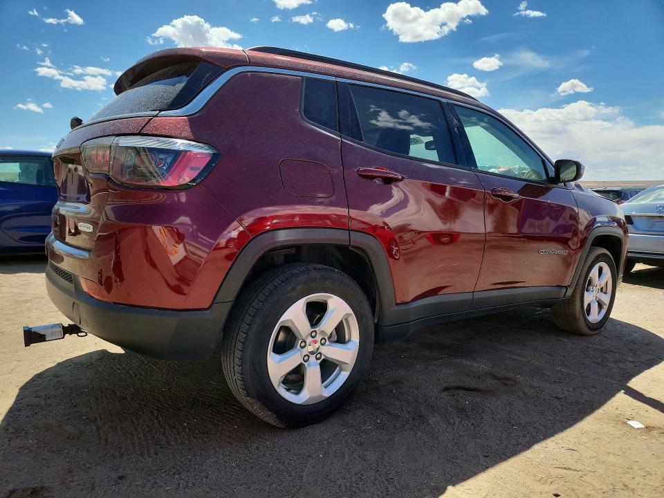 2021 Jeep VIN 3C4NJDBB2MT569241 COPART salvage auction — FRONT END, Nm - Cert Of Title-Salvage, sold $1,700 on 2026-08-03 (photo 3)