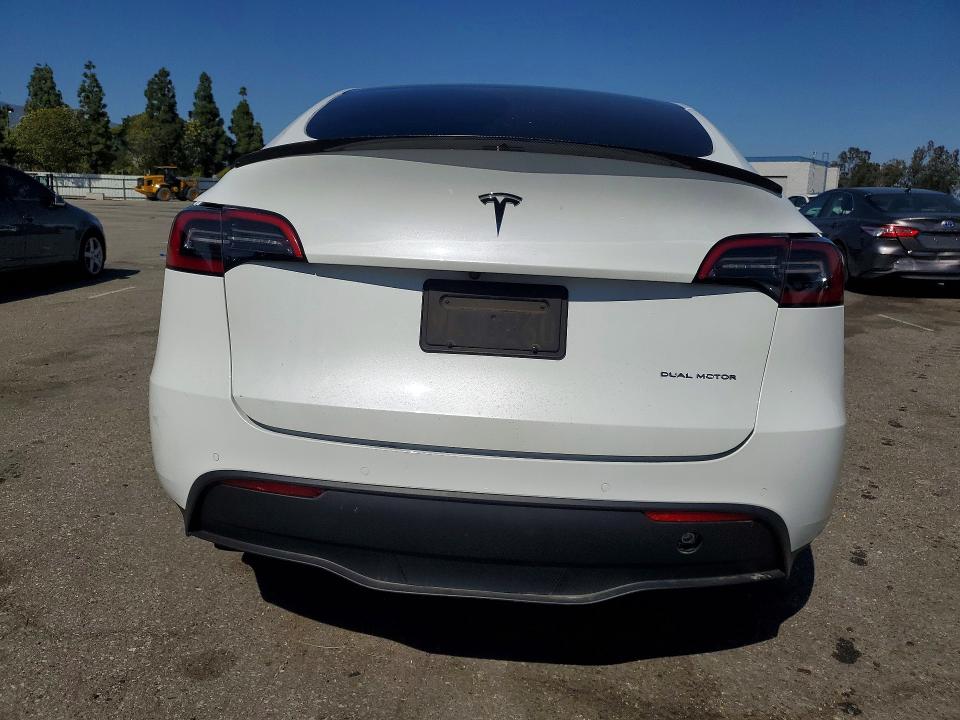 2022 Tesla VIN 7SAYGDEE4NF493106 COPART salvage auction — FRONT END, Ca - Salvage Certificate, sold $5,400 on 2026-07-28 (photo 6)