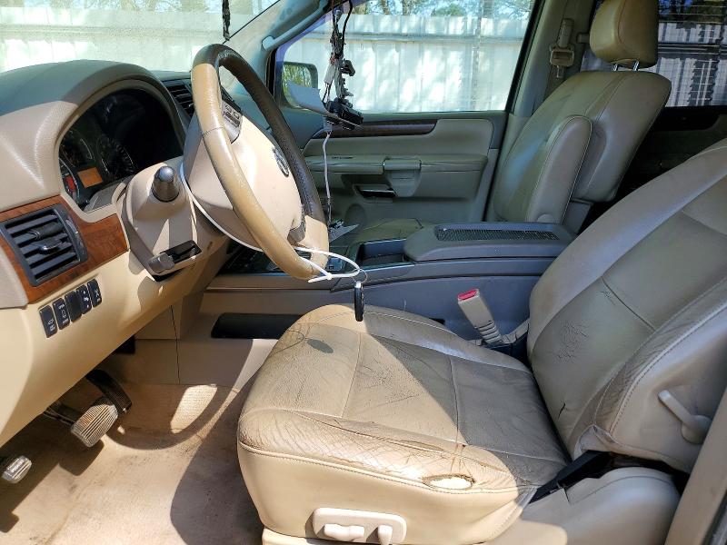 2008 Nissan Armada VIN 5N1BA08D28N615611 COPART salvage auction — FRONT END, NC - SALVAGE CERTIFICATE OF TITLE, sold $650 on 2026-07-02 (photo 7)