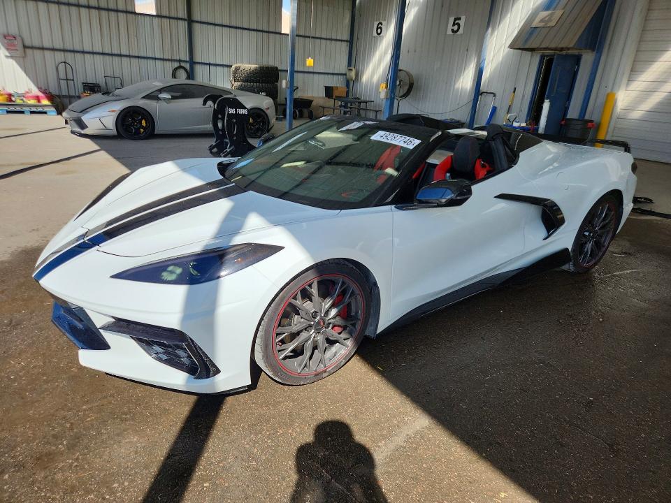 2023 Chevrolet Corvette stingray VIN 1G1YC3D47P5130601 COPART salvage auction — UNDERCARRIAGE, CO - PUBLIC - SALVAGE TITLE, sold $54,500 on 2026-07-16 (photo 1)