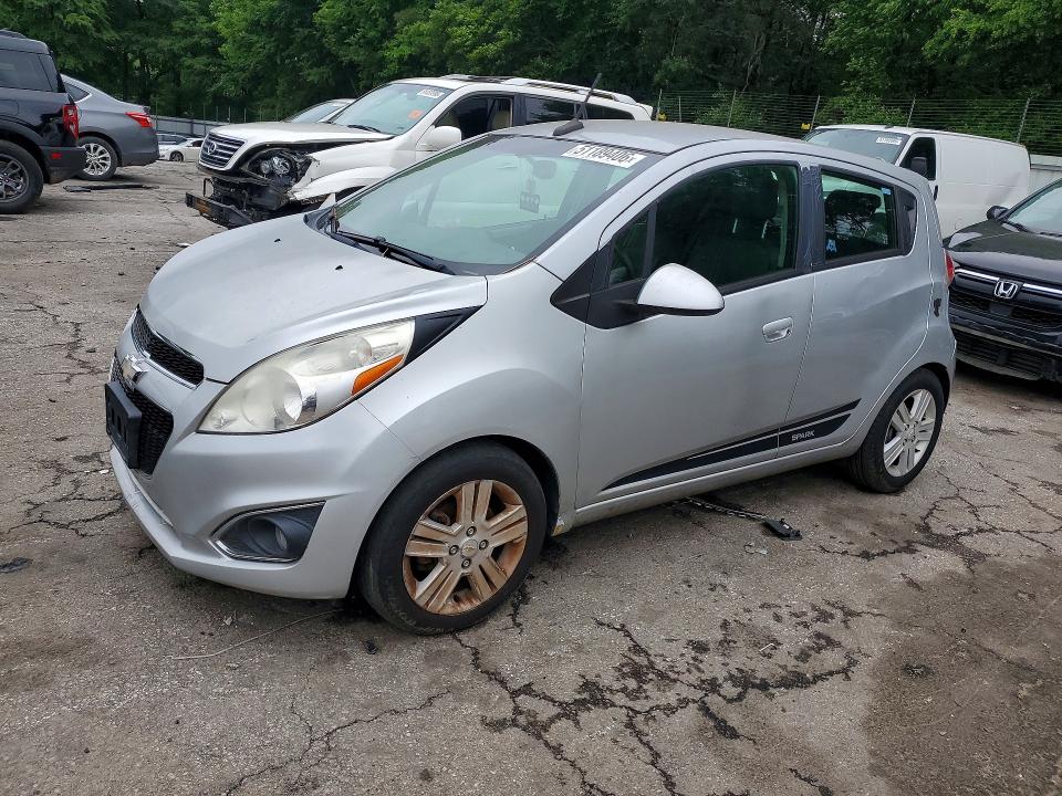 2014 Chevrolet Spark VIN KL8CB6S90EC590463 COPART salvage auction — FRONT END, GA - BILL OF SALE - PARTS ONLY, sold $250 on 2026-07-02 (photo 1)