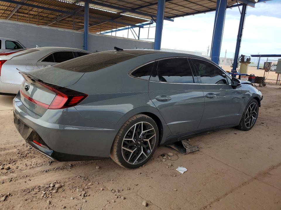 2021 Hyundai Sonata VIN 5NPEK4JC5MH105867 COPART salvage auction — FRONT END, AZ, sold $4,250 on 2026-07-16 (photo 3)