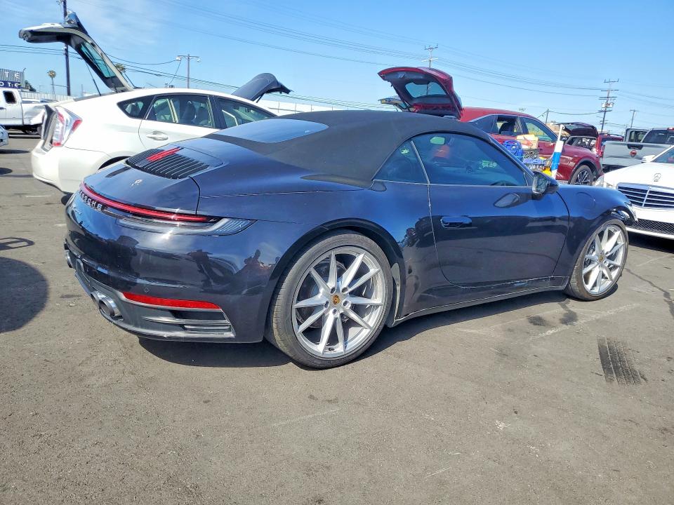 2021 Porsche 911 VIN WP0CA2A93MS239717 COPART salvage auction — Front End, CA - SALVAGE CERTIFICATE (P), sold $44,000 on 2026-06-26 (photo 3)