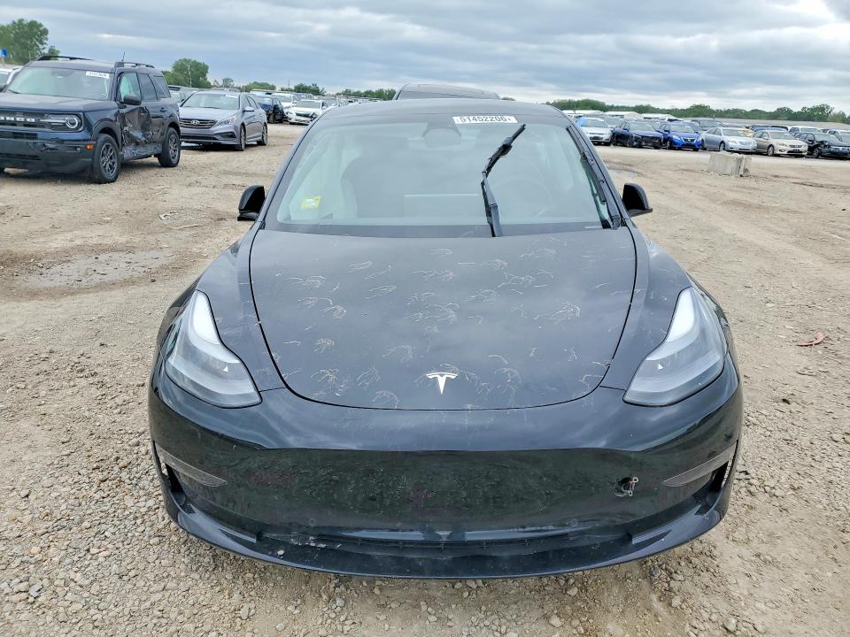 2022 Tesla Model 3 VIN 5YJ3E1EB2NF203544 COPART salvage auction — SIDE, Ks - Cert Of Title-Salvage, sold $6,000 on 2026-07-09 (photo 5)