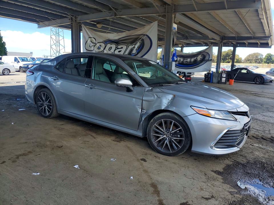 2022 Toyota Camry VIN 4T1F31AK8NU599748 COPART salvage auction — FRONT END, Ca - Certificate Of Title, sold $8,500 on 2026-07-02 (photo 4)