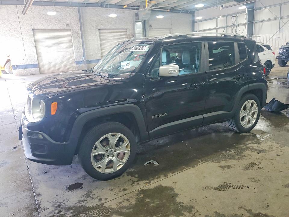 2016 Jeep Renegade VIN ZACCJBDT7GPC94673 COPART salvage auction — FRONT END, Mn - Cert Of Title-Prior Salvage, sold $300 on 2026-08-04 (photo 1)