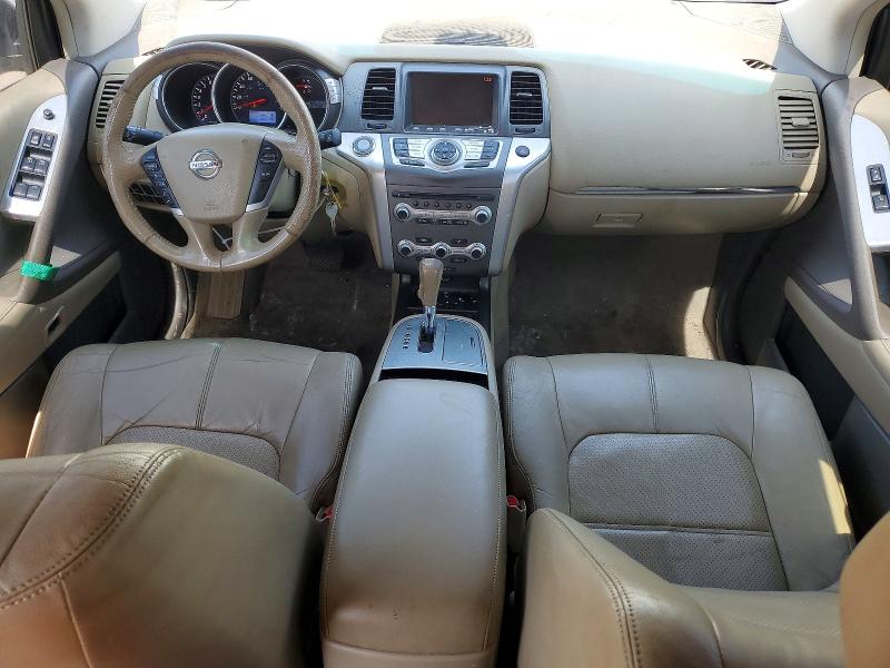 2012 Nissan Murano VIN JN8AZ1MW9CW219091 COPART salvage auction — FRONT END, Pa - Certificate Of Salvage, sold $875 on 2026-07-27 (photo 8)